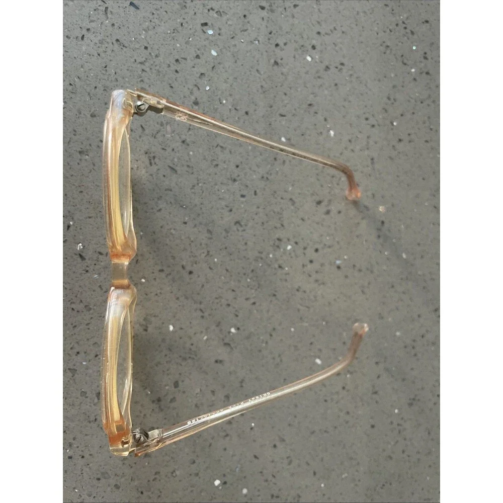 CRISSY Pink 44-16-125 Pink Clear Full Rim Eyeglasses Frames ONLY Vintage